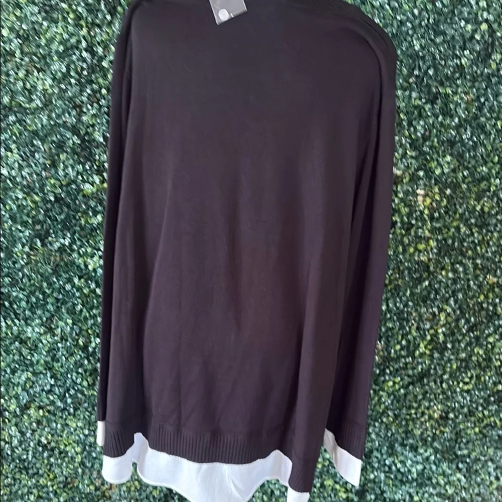 ISAAC MIZRAHI LIVE Elegant Black Women's Sweater
